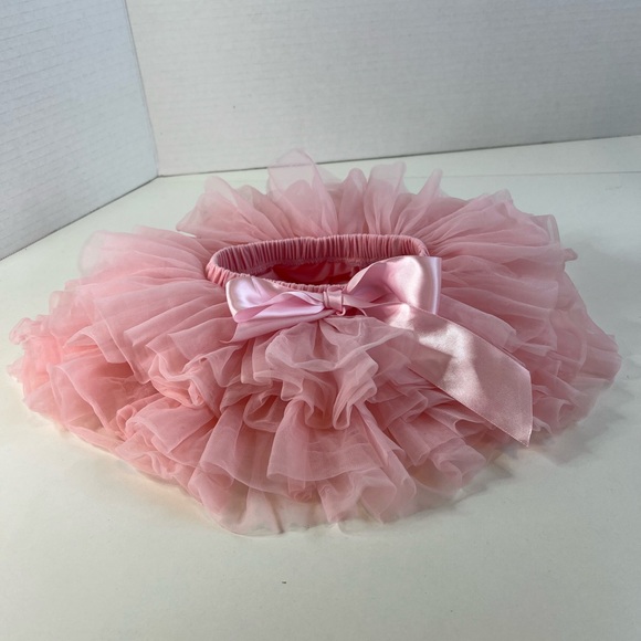 Tortoise and Rabbit Pink Baby Girls Tutu w/Bow Size M - Picture 3 of 10